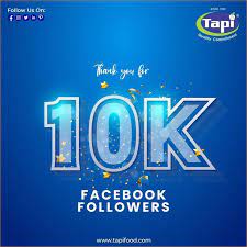 10k followers on Facebook