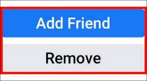 Add – Remove Friends